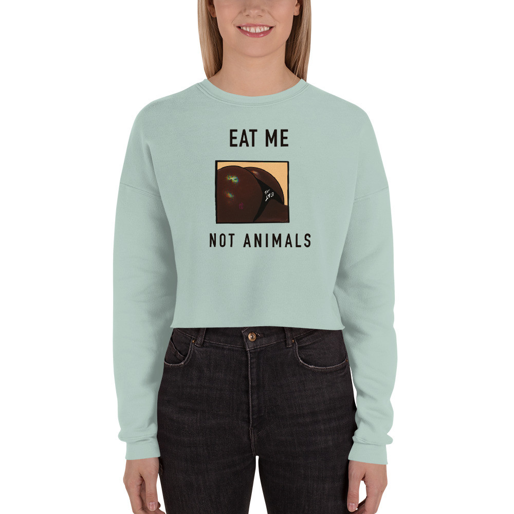 BE VEGAN Crop Sweatshirt