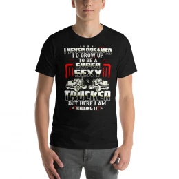 Short-Sleeve Unisex T-Shirt sexy trucker