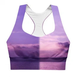 Longline sports bra