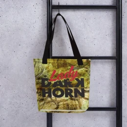 Tote bag  w Logo Green Camo - Lady Dark Horn