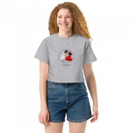 Puppy Love - Gen Z Moma - Champion crop top