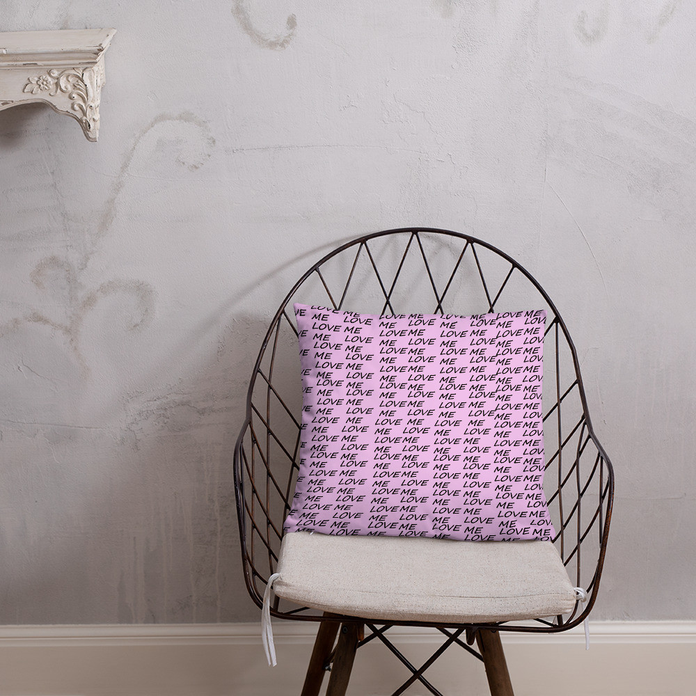 Pink Love Me - Basic Pillow