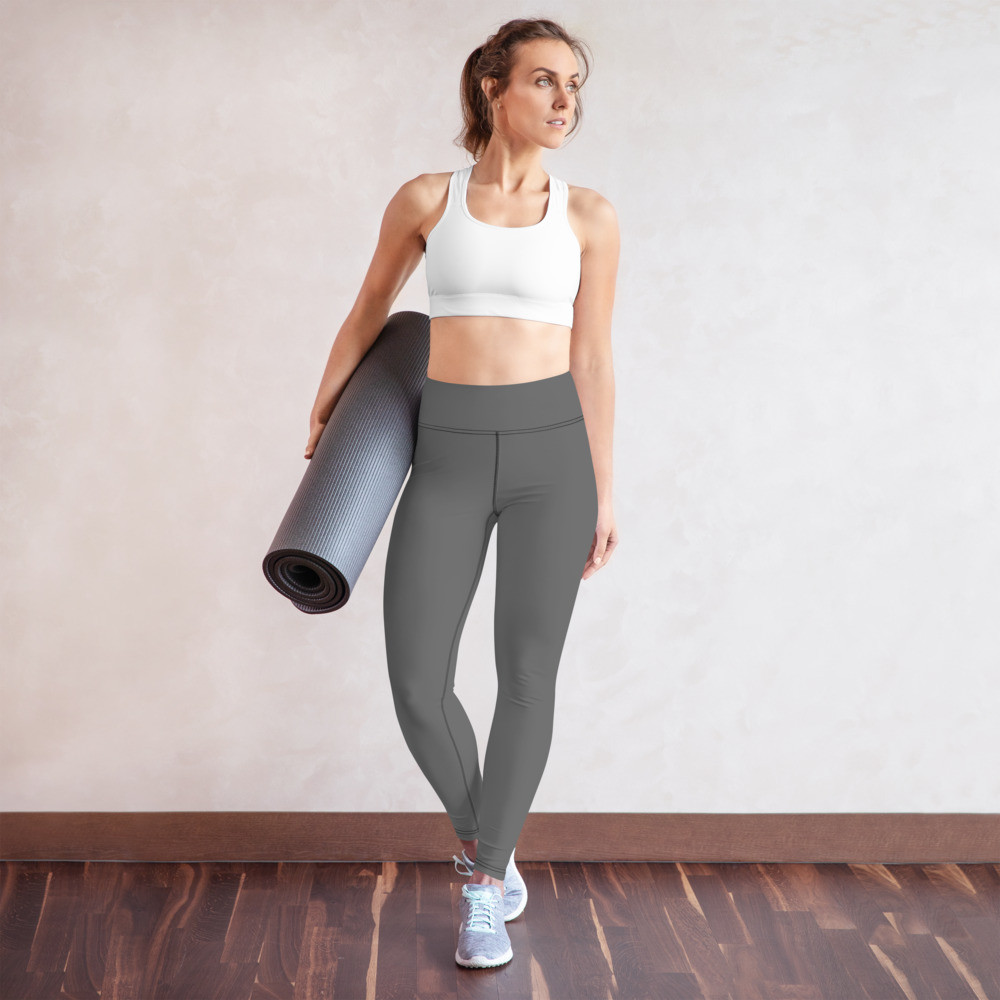 Bumble Bee - Yoga Leggings with style Zambezi Grey