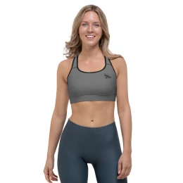 Bumble Bee - Sports bra with style Zambezi Grey