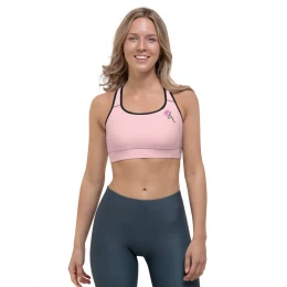 Pink Rose - Sports bra with style Pink