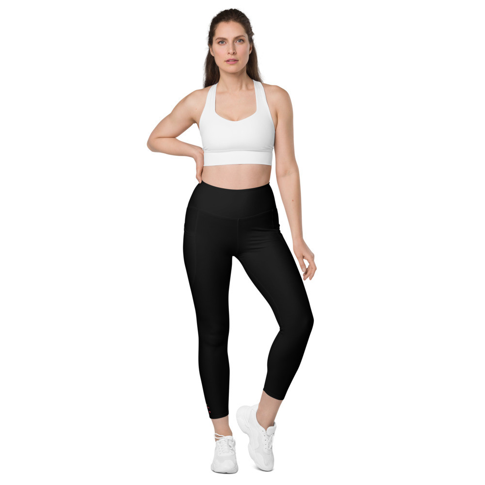 Pretty Face - Leggings with pockets with style Black