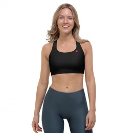 Pretty Face - Sports bra with style Black