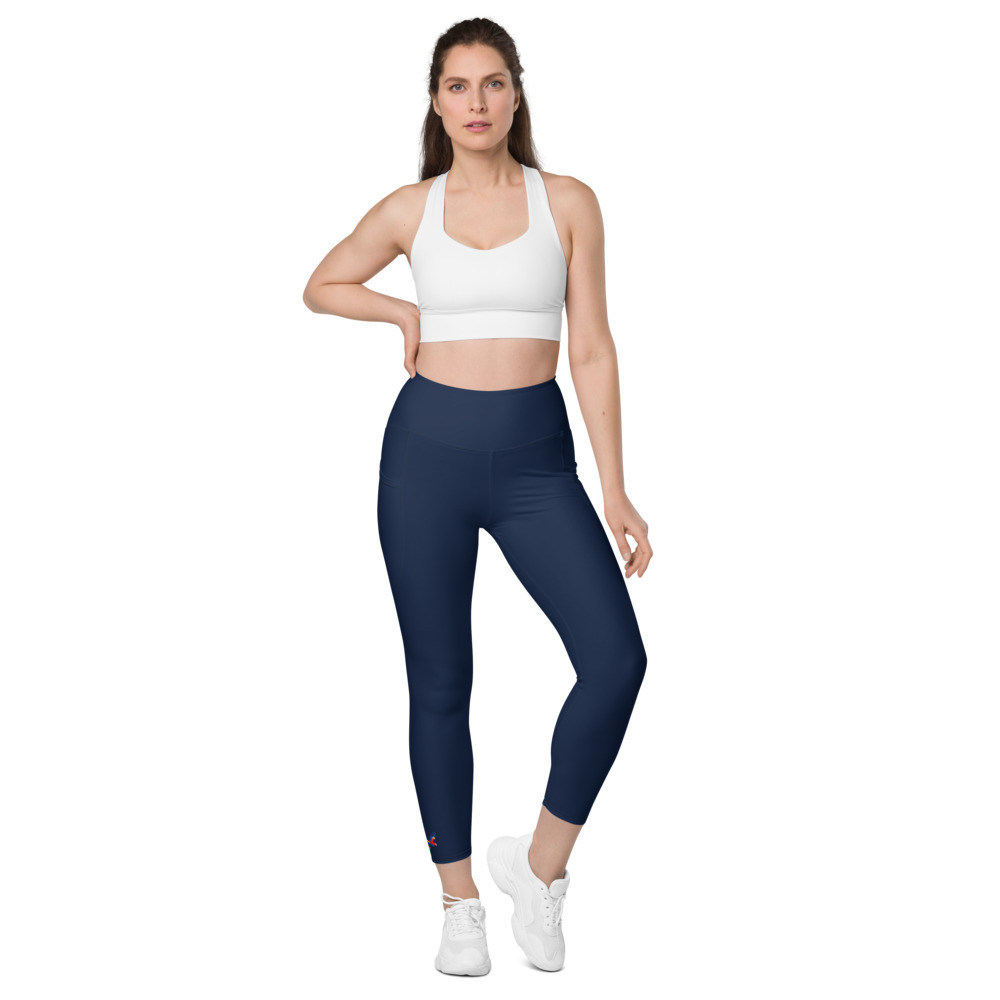 Parrot - Leggings with pockets with style Navy