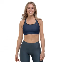 Parrot - Sports bra with style Navy
