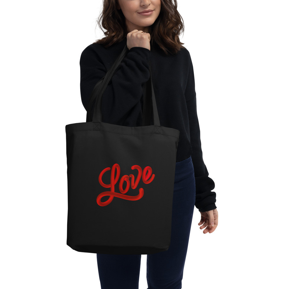 LOVE - Eco Tote Bag with style