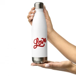 LOVE - Stainless Steel Water Bottle with style