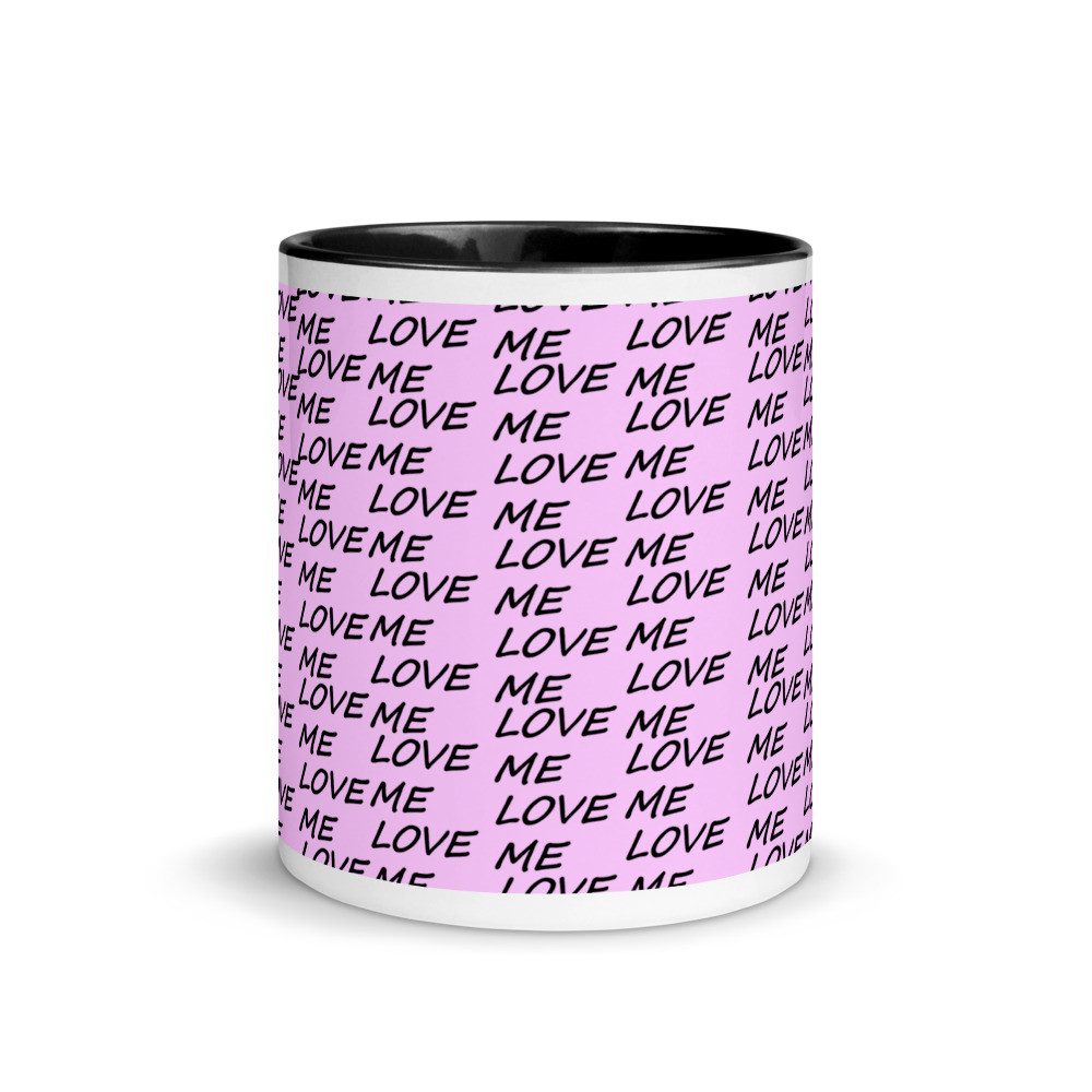 Pink Love Me - Mug with Color Inside