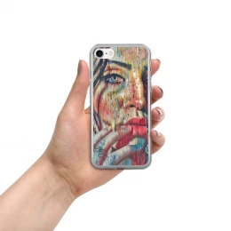 01 Bella Rose Face - iPhone Case