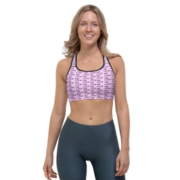 Love Me - Pink Design - Sports bra