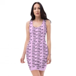 Love Me - Pink Design Dress