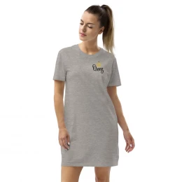 Queen with Gold Crown - Loose Fit T-Shirt Dress