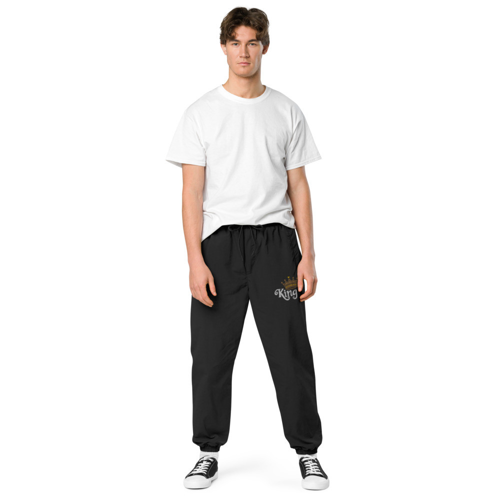 King with Gold Crown - Recycled tracksuit trousers with style