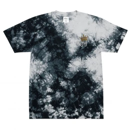 King with Gold Crown - Oversized tie-dye t-shirt with style