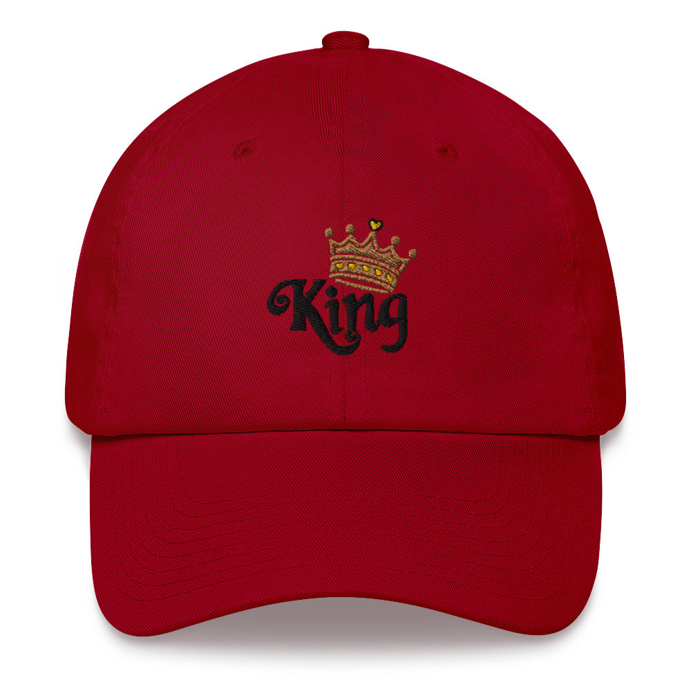 King with Gold Crown - I AM Dad hat with style