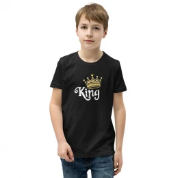 King - Youth Short Sleeve T-Shirt with style