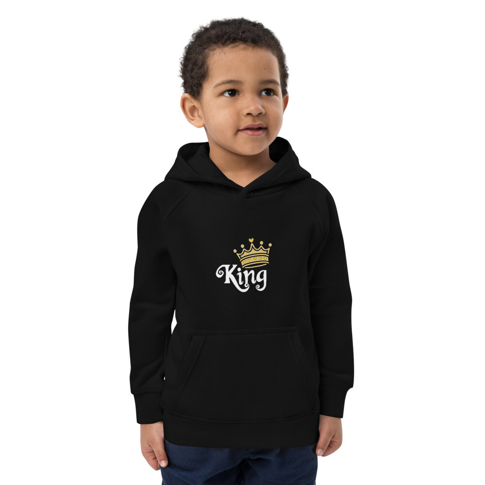 King - Kids eco hoodie with style