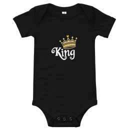 King - Baby short sleeve one piece with style