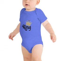King - Baby short sleeve one piece with style
