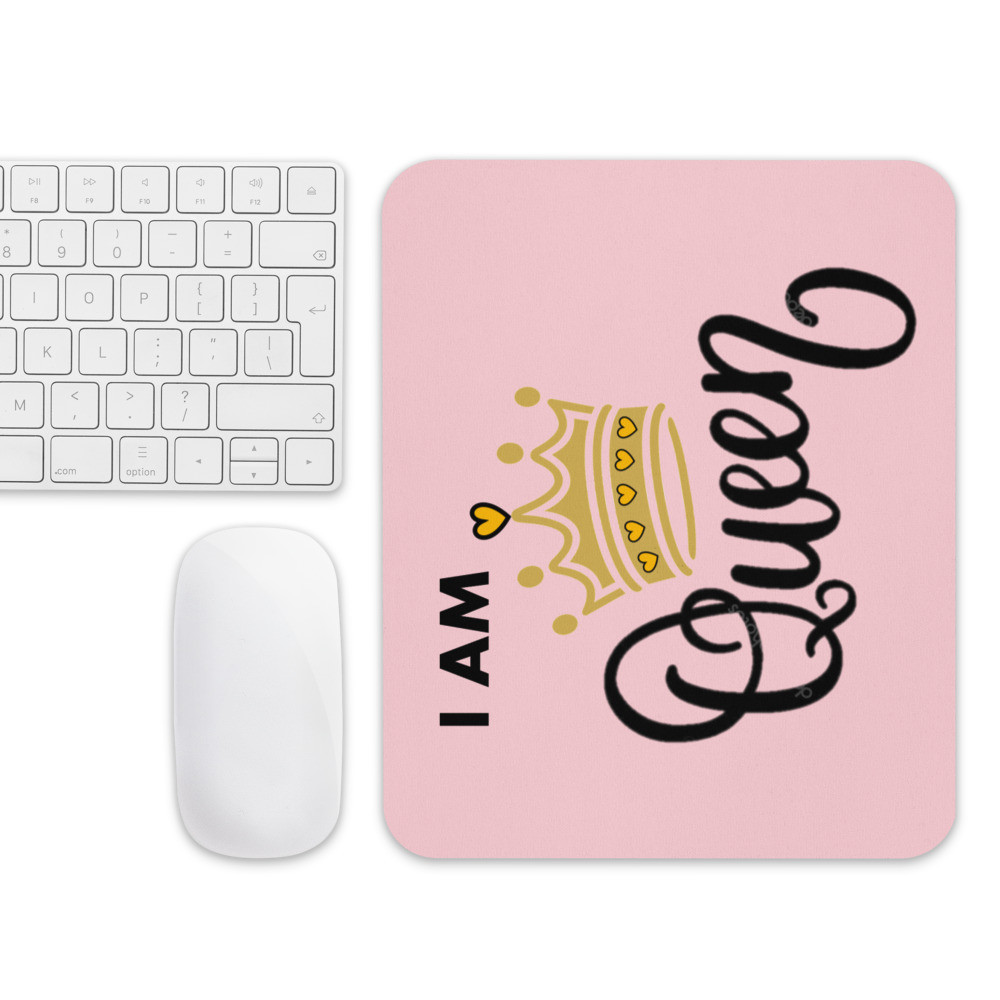 I AM Queen - Mouse pad with style