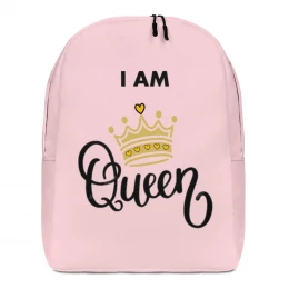 I AM Queen - Minimalist Backpack with style