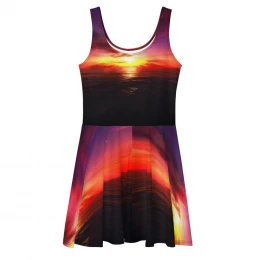 Violet Sunset - Skater Dress