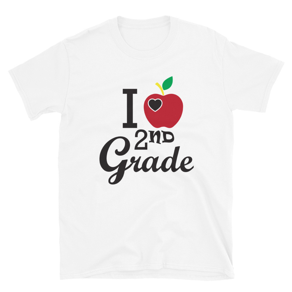 I Love 2nd Grade Tee