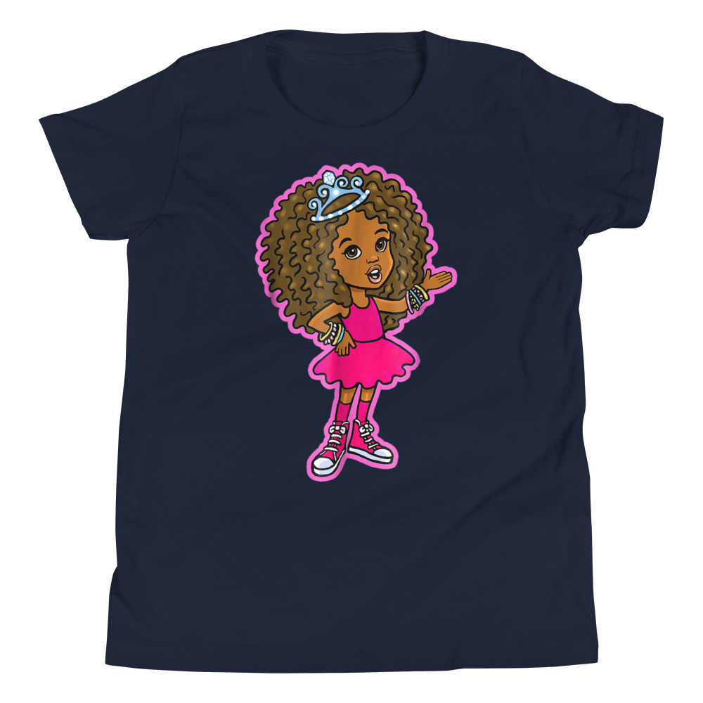 Youth Little African American Princess T-Shirt