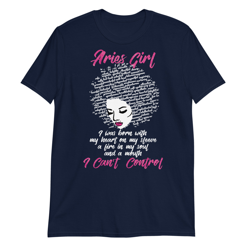 Im a Aries Girl Shirt Funny Birthday Unisex T-Shirt