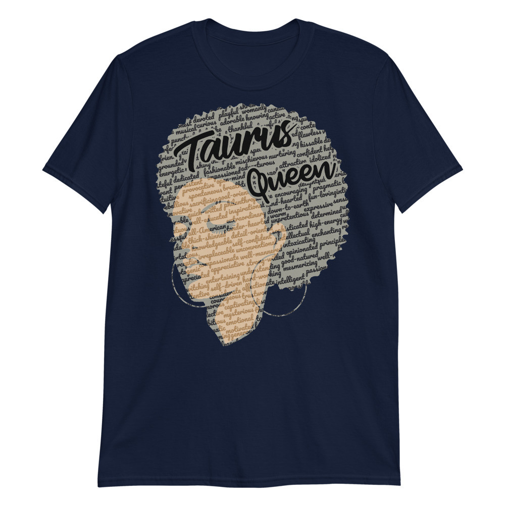 Taurus Zodiac Birthday Afro Gift Unisex T-Shirt