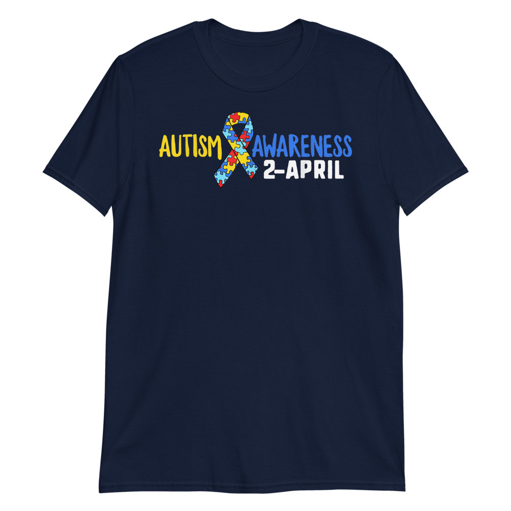 World Autism Awareness Day April Mom Dad Support Gift Unisex T-Shirt