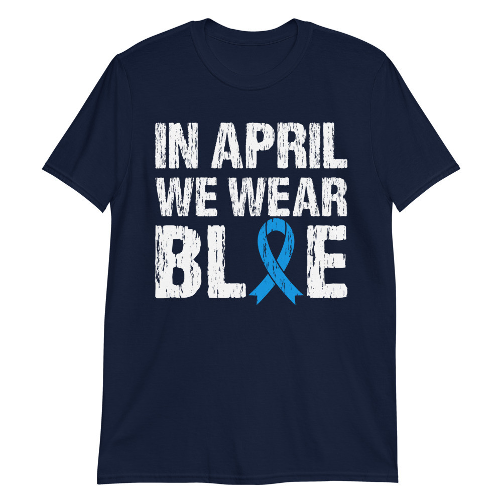 In April We Wear Blue Autism Unisex T-Shirt
