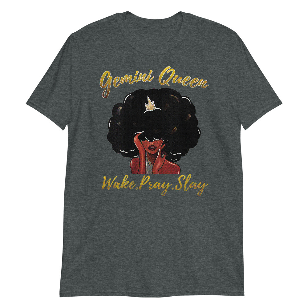 Womens I'm a Gemini Girl Funny Women Queen Zodiac Birthday Unisex T-Shirt