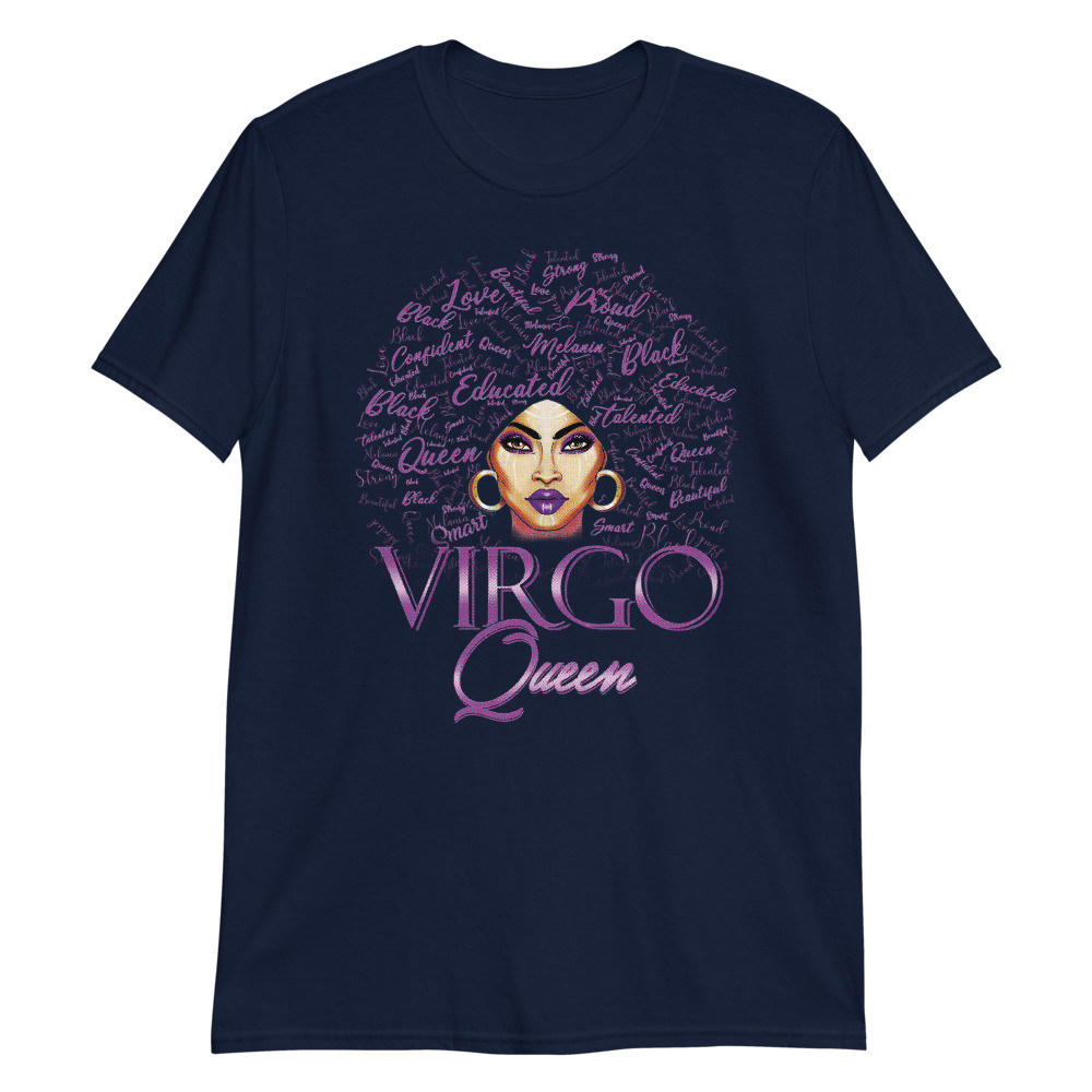 Purple Virgo Queen Woman Lady September Women's Birthday Pullover Unisex T-Shirt
