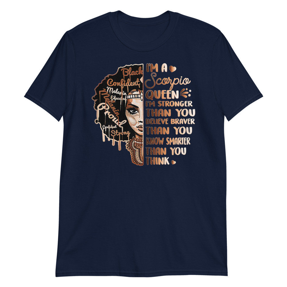 Women's Scorpio Queen Birthday Zodiac Costume Unisex T-Shirt