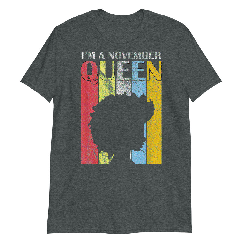 November Queen Zodiac Sagittarius Scorpio Birthday Unisex T-Shirt