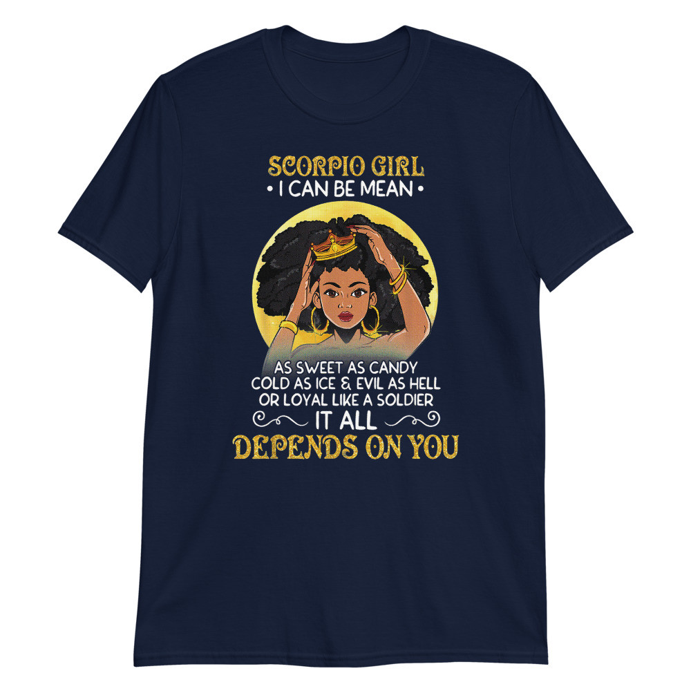 Sagittarius Girl Black Queen November December Birthday Unisex T-Shirt