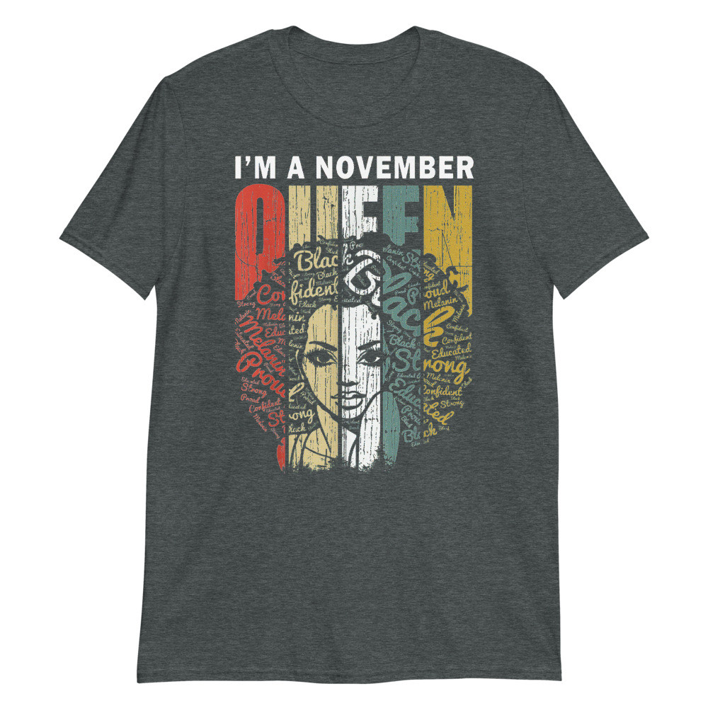 November Queen Shirts for Women Zodiac Sagittarius Scorpio Unisex T-Shirt