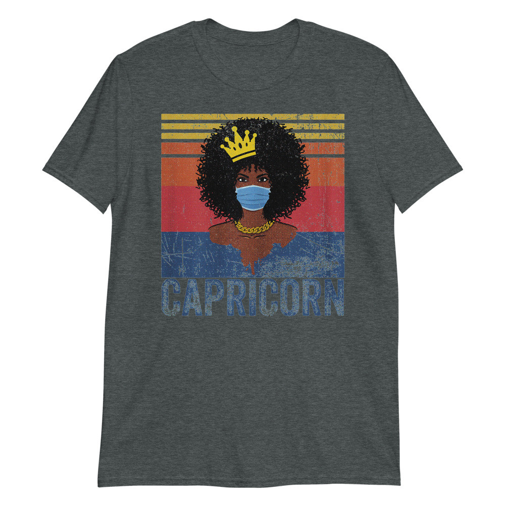 Women's Vintage Capricorn Birthday Queen Costume Unisex T-Shirt