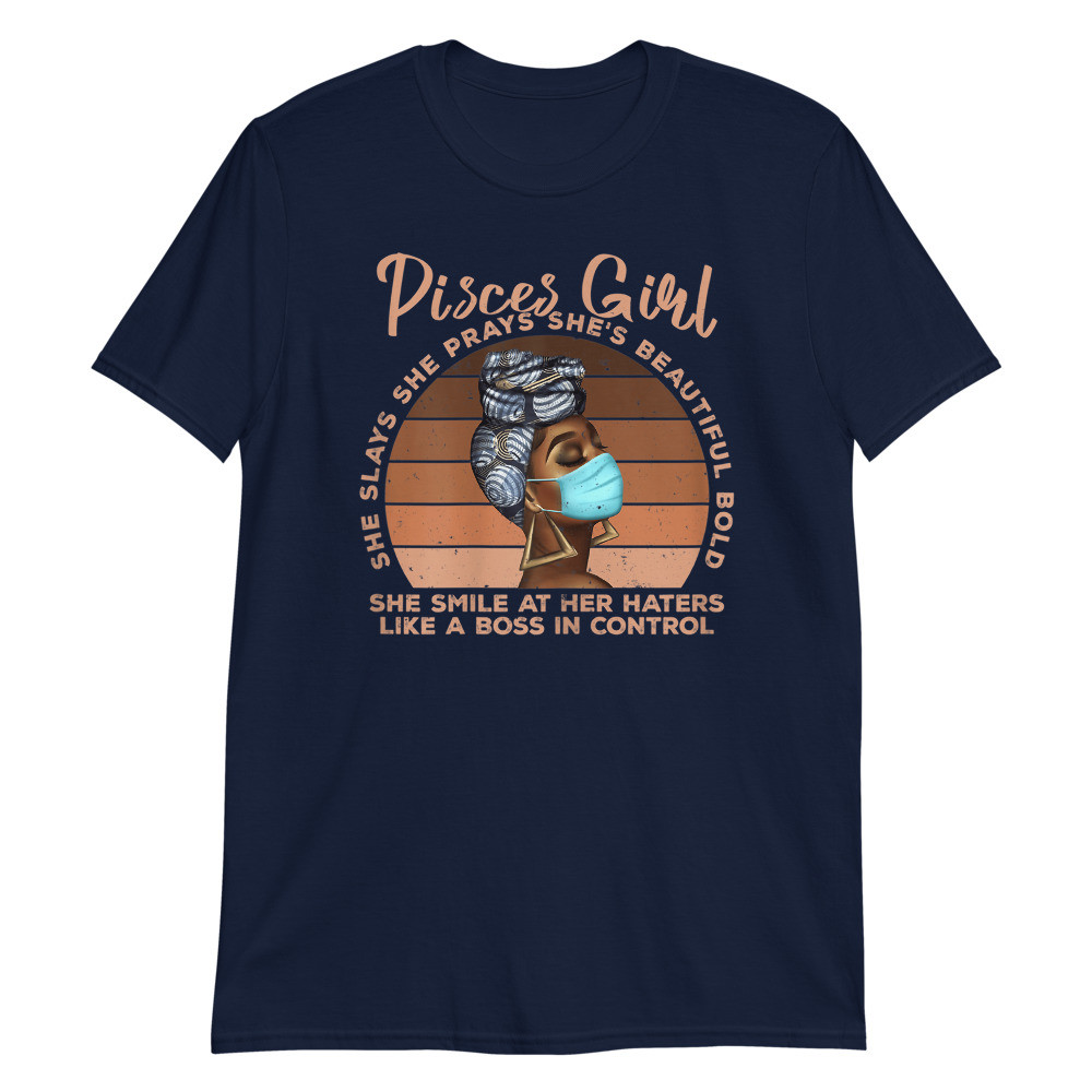 Womens Vintage Pisces Birthday Zodiac Costume Black Unisex T-Shirt