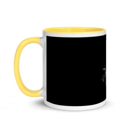 the maestro Drawing By Mustafa Elshahat Mug with Color Inside