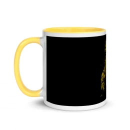 Daft Punk Drawing By Mustafa Elshahat Mug with Color Inside
