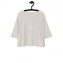 Classic Hustl Drop Shoulder Crop Top |  Women