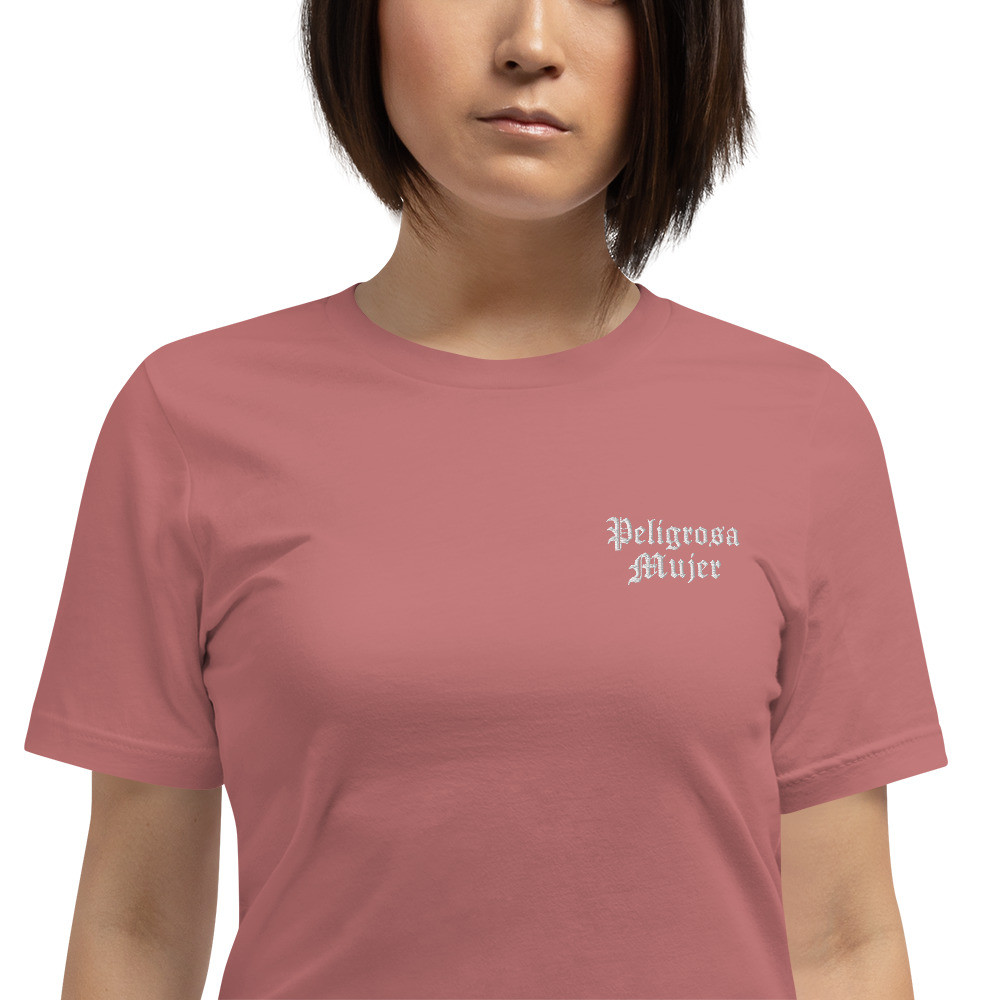 Embroidered Peligrosa Unisex T-Shirt