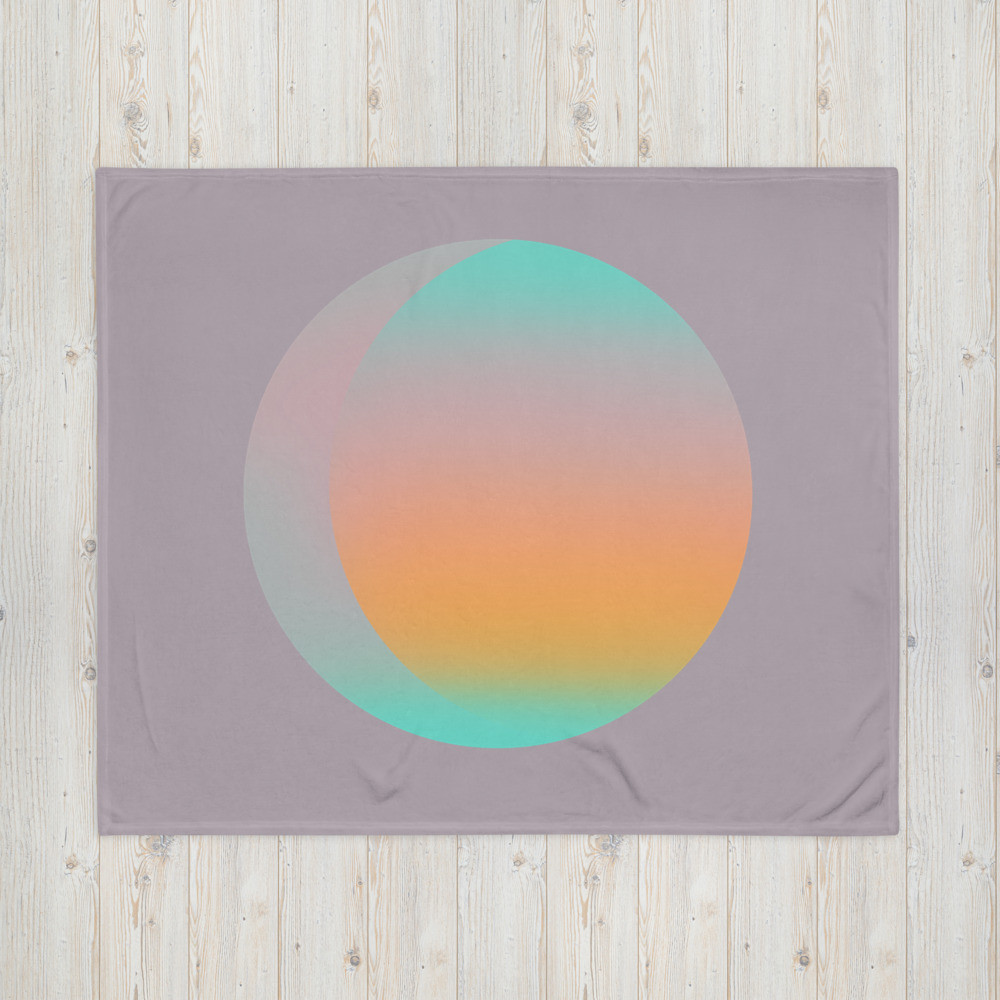 Sunwaves Throw Blanket / Lily