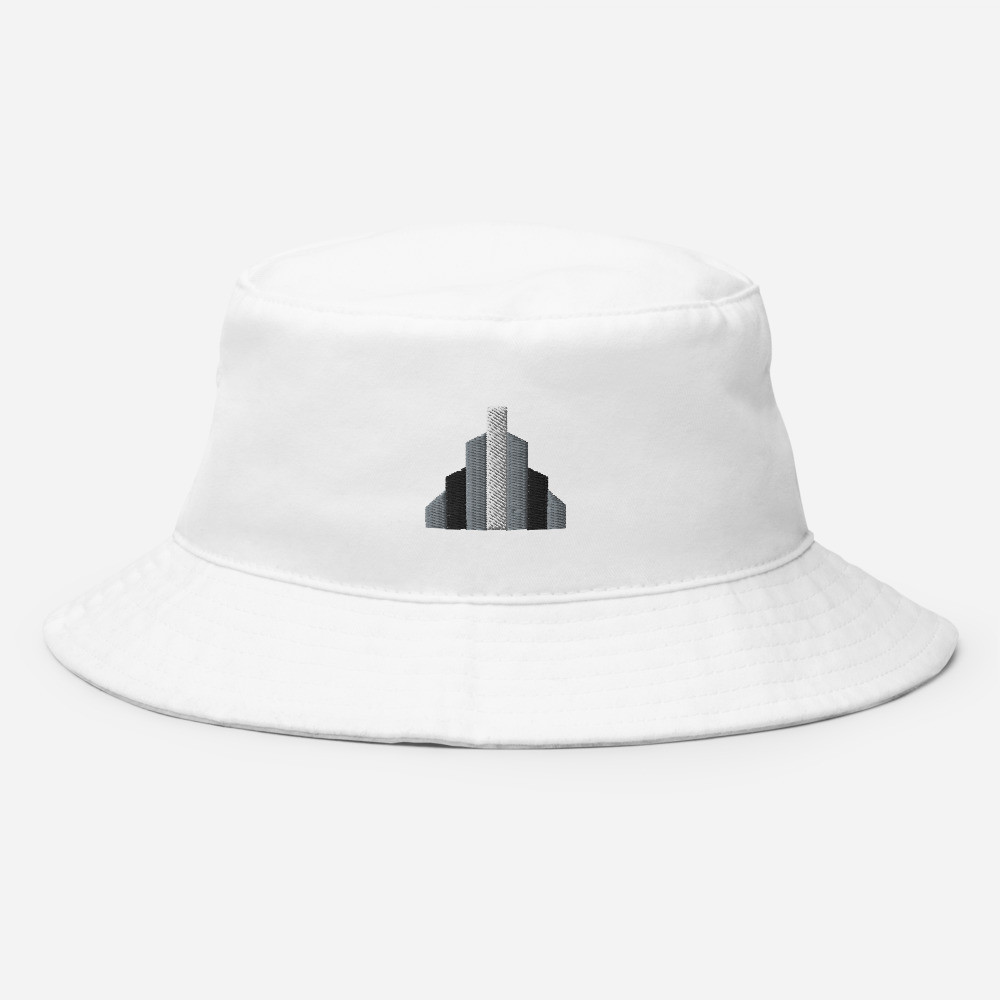 Bar Tower Bucket Hat / White